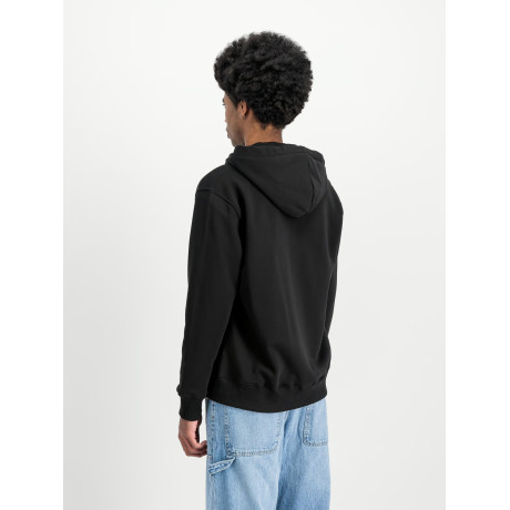Mikina BASIC ZIP HOODY SL Alpha Industries, černá