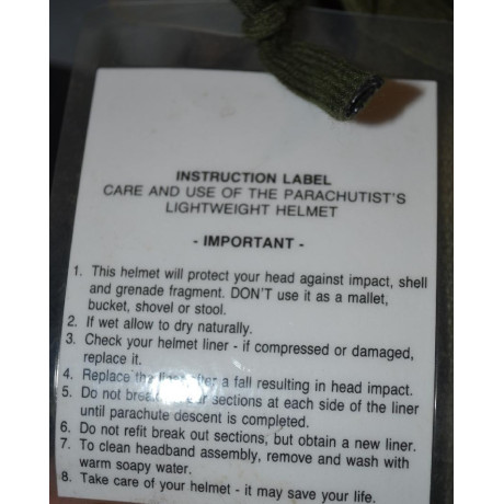 Britská balistická výsadkářská helma M76