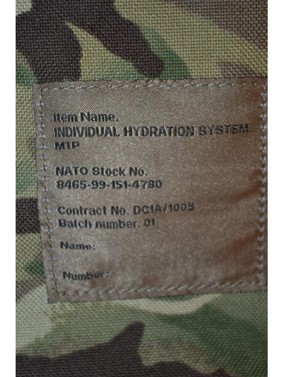 Hydratační vak CAMELBAK používaný britskou armádou v potisku MTP, originál, nový