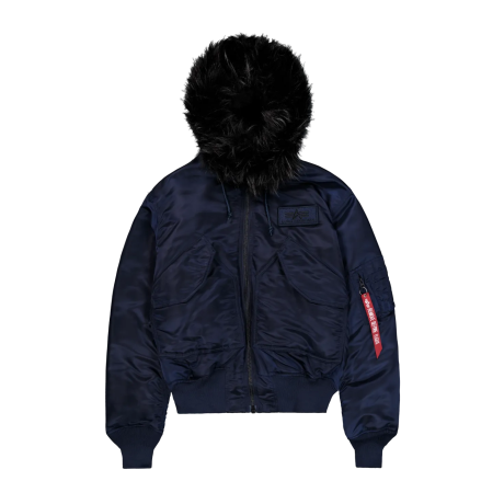 Bunda Alpha Industries 45/P HOODED CUSTOM, barva Repl. blue