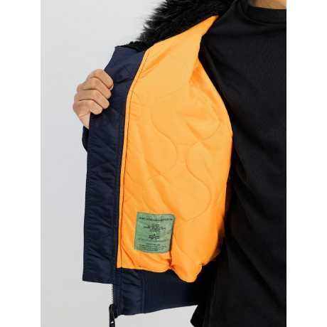 Bunda Alpha Industries 45/P HOODED CUSTOM, barva Repl. blue