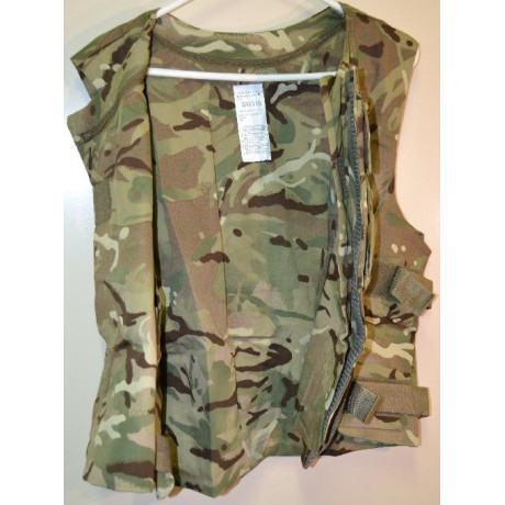 Britská střepinová vesta bez výplně v potisku MTP, originál, nová