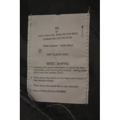 Britský vojenský baret tmavě modrý, nový