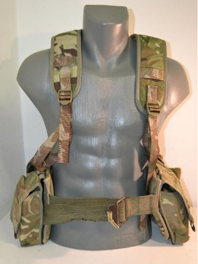 British tactical combat set for paratroopers and special forces – Airborne webbing with MTP print – used