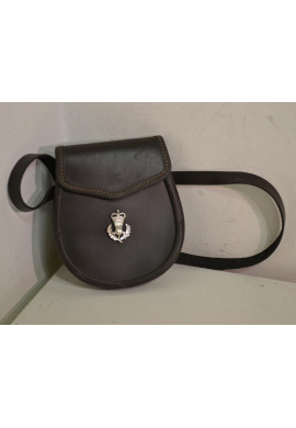 SPORRAN - kožená brašna ke kiltu pro příslušníky skotského pluku v Britské armádě