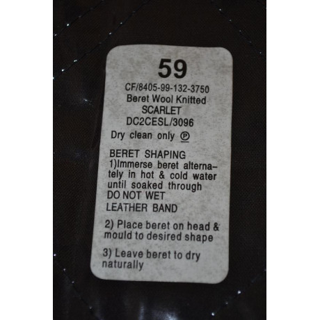 copy of Originál britský vojenský baret černý