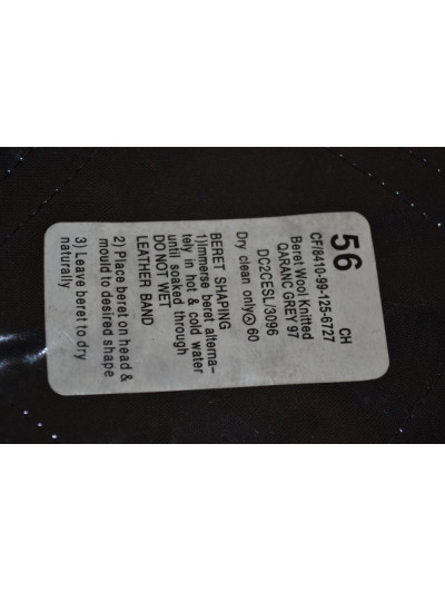 Originál britský vojenský baret šedý, nový