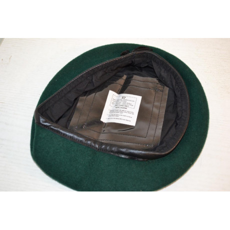 Originál britský vojenský baret zelený pro  jednotky COMMANDOS, nový