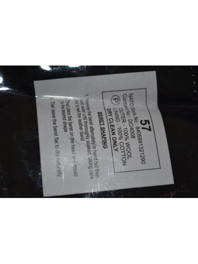 Originál britský vojenský baret zelený pro  jednotky COMMANDOS, nový