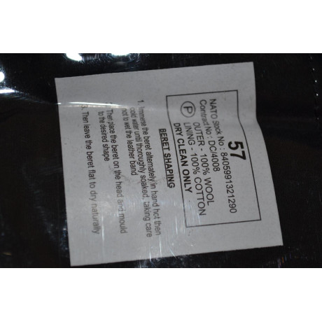 copy of Originál britský vojenský baret černý