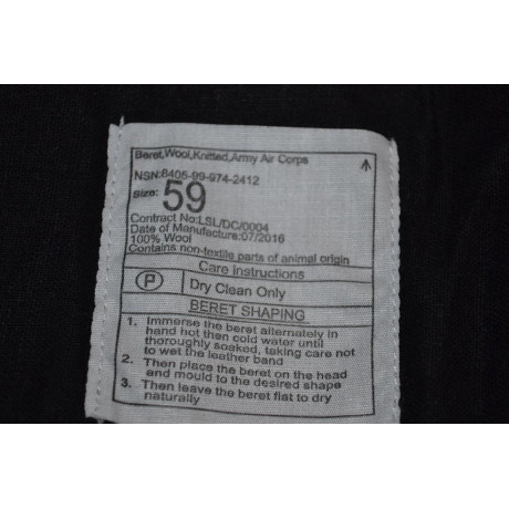 copy of Originál britský vojenský baret černý