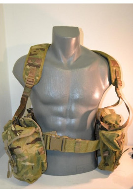 Taktický bojový set s bederním chráničem, potisk MTP, použitý