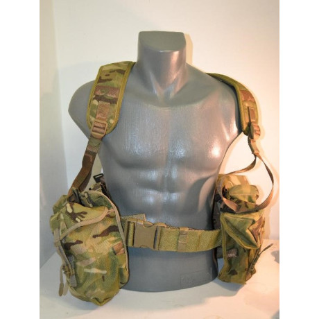 copy of Taktický bojový set pro výsadkáře a speciální jednotky -Airborne webbing v potisku MTP  -použitý