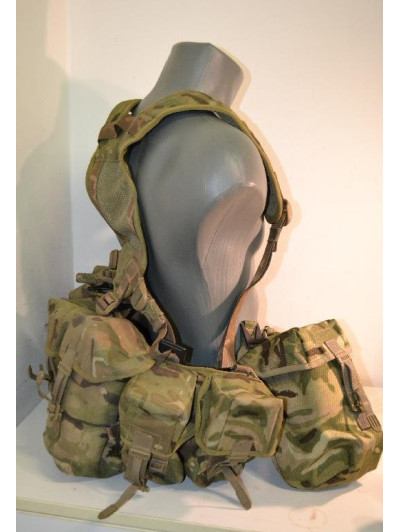 copy of Taktický bojový set pro výsadkáře a speciální jednotky -Airborne webbing v potisku MTP  -použitý