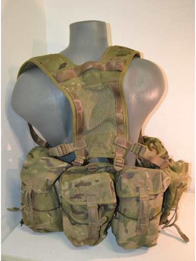 copy of Taktický bojový set pro výsadkáře a speciální jednotky -Airborne webbing v potisku MTP  -použitý