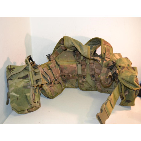 copy of Taktický bojový set pro výsadkáře a speciální jednotky -Airborne webbing v potisku MTP  -použitý