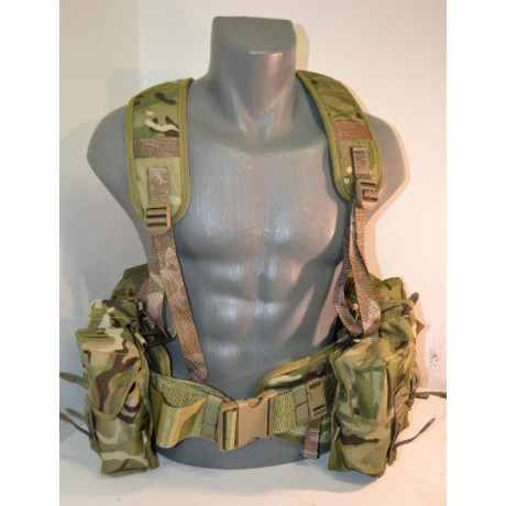 copy of Taktický bojový set pro výsadkáře a speciální jednotky -Airborne webbing v potisku MTP  -použitý