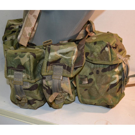 copy of Taktický bojový set pro výsadkáře a speciální jednotky -Airborne webbing v potisku MTP  -použitý