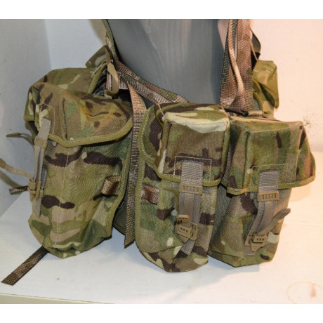 copy of Taktický bojový set pro výsadkáře a speciální jednotky -Airborne webbing v potisku MTP  -použitý