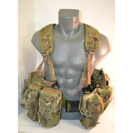 copy of Taktický bojový set pro výsadkáře a speciální jednotky -Airborne webbing v potisku MTP  -použitý