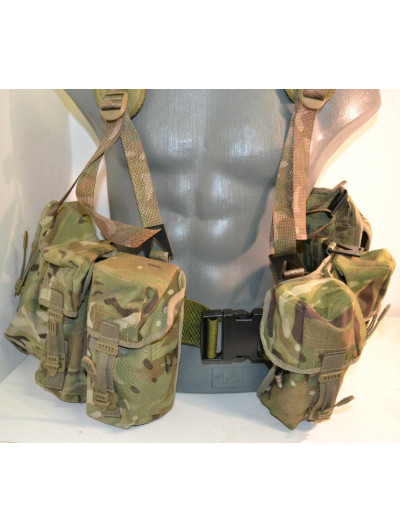 copy of Taktický bojový set pro výsadkáře a speciální jednotky -Airborne webbing v potisku MTP  -použitý