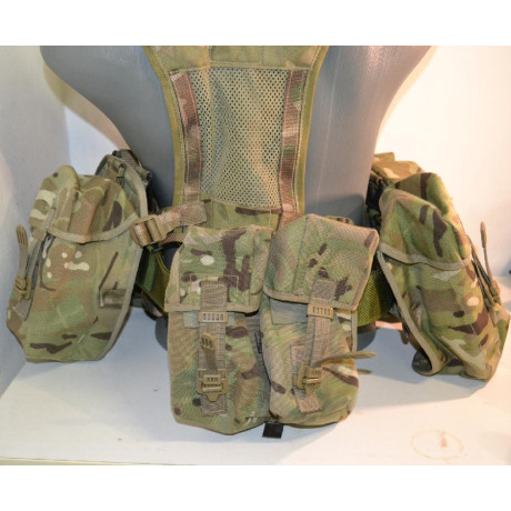 copy of Taktický bojový set pro výsadkáře a speciální jednotky -Airborne webbing v potisku MTP  -použitý