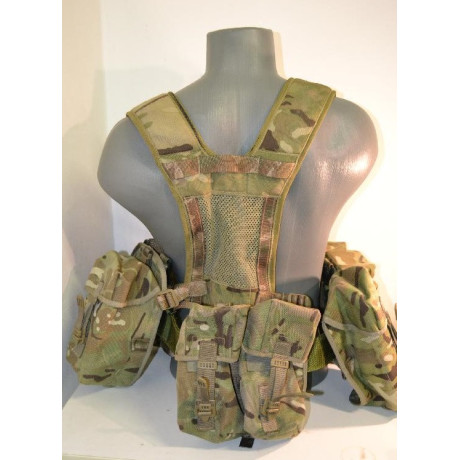 copy of Taktický bojový set pro výsadkáře a speciální jednotky -Airborne webbing v potisku MTP  -použitý