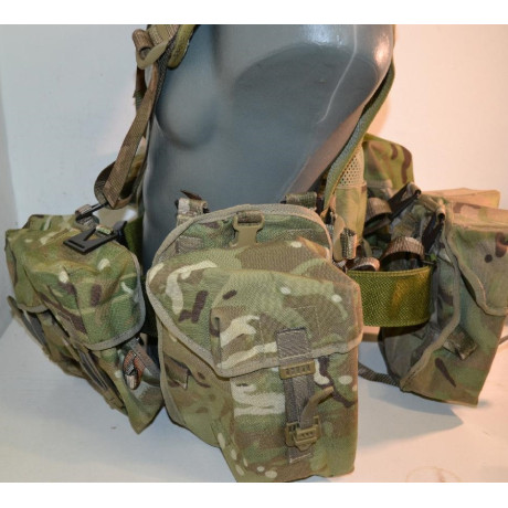 copy of Taktický bojový set pro výsadkáře a speciální jednotky -Airborne webbing v potisku MTP  -použitý