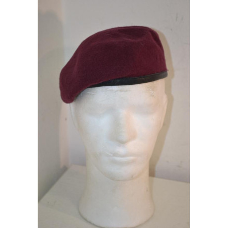 Originál britský vojenský baret pro  výsadkáře - PARACHUTE REGIMENT, použitý