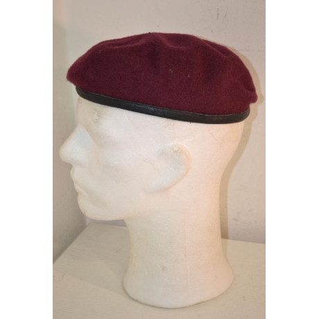 Originál britský vojenský baret pro  výsadkáře - PARACHUTE REGIMENT, použitý