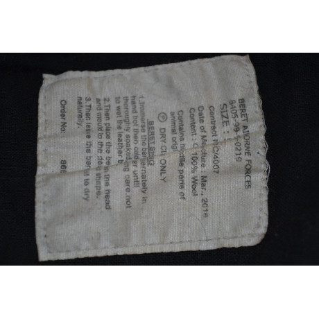 copy of Originál britský vojenský baret černý