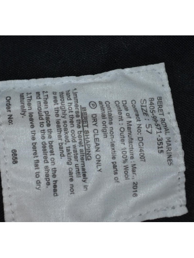 copy of Originál britský vojenský baret černý