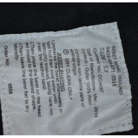 copy of Originál britský vojenský baret černý