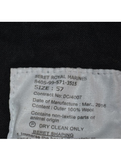 copy of Originál britský vojenský baret černý