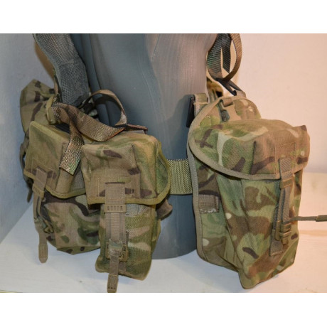 copy of Taktický bojový set pro výsadkáře a speciální jednotky -Airborne webbing v potisku MTP  -použitý