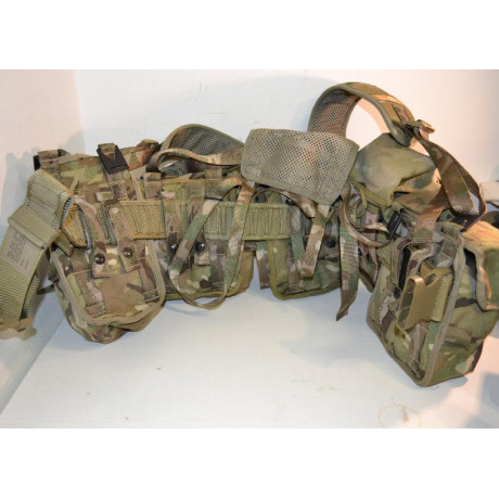 copy of Taktický bojový set pro výsadkáře a speciální jednotky -Airborne webbing v potisku MTP  -použitý