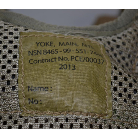 Britský taktický bojový set 3, v potisku MTP, použitý