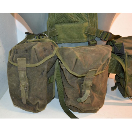 Britský taktický bojový set PLCE zelený, (80. léta), použitý