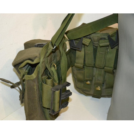 Britský taktický bojový set PLCE zelený, (80. léta), použitý