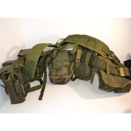 Britský taktický bojový set PLCE zelený, (80. léta), použitý