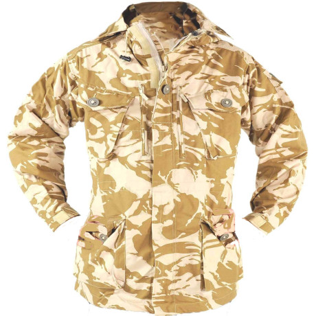 Britská bojová parka windproof v potisku DPM desert, nová