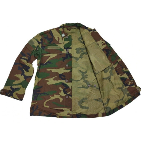Italská vojenská polní blůza Mimetico Roma 90, rip stop woodland