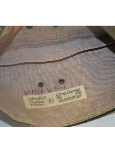 Rakouská polní čepice lodička 80. léta, originál, použitá