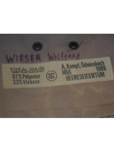 Rakouská polní čepice lodička 80. léta, originál, použitá