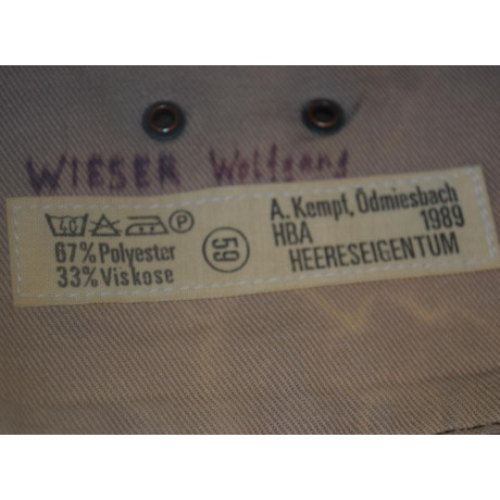 Rakouská polní čepice lodička 80. léta, originál, použitá