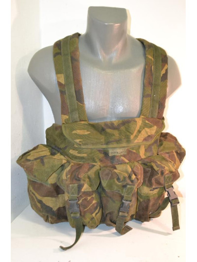 Originál britský bandalír na zásobníky a munici CHEST-RIG Vivern,v potisku DPM, použitý