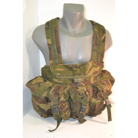 Originál britský bandalír na zásobníky a munici CHEST-RIG Vivern,v potisku DPM, použitý