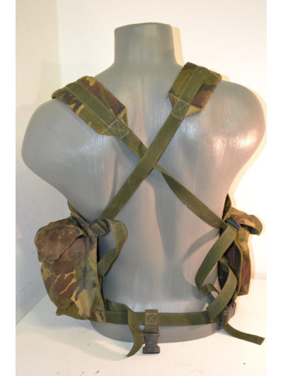 Originál britský bandalír na zásobníky a munici CHEST-RIG Wivern ,v potisku DPM, použitý