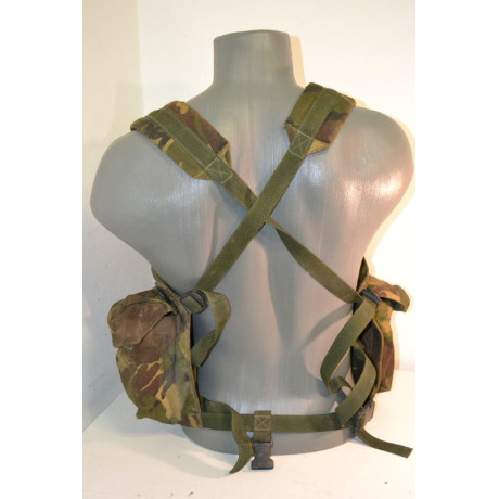 copy of Originál britský bandalír na zásobníky a munici - Chest-rig v potisku DPM, nový