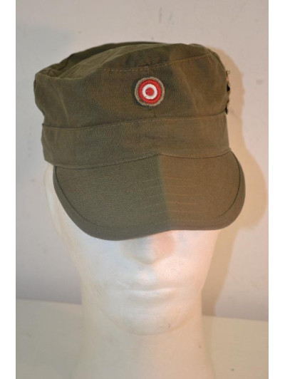 Rakouská polní čepice s odznakem pro horské jednotky, použitá